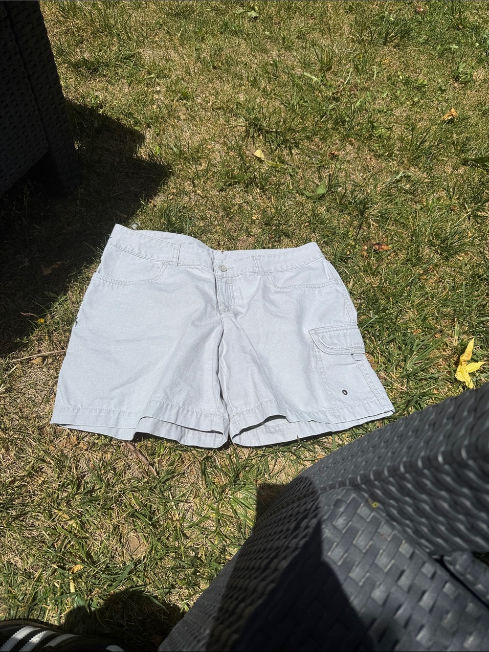 The North Face Light Gray Women's Cargo Shorts